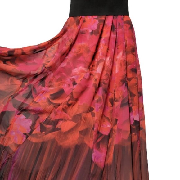 Floral Sleeveless Midi Multicolor Dress - Picture 7 of 16